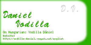 daniel vodilla business card