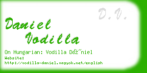daniel vodilla business card